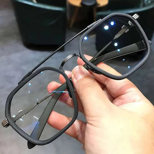 2024 New Oversized Frame Sunglasses: Fashionable Anti-Blue Light Transparent Glasses for Women and Men - UV400 Eyewear ShopOnlyDeal