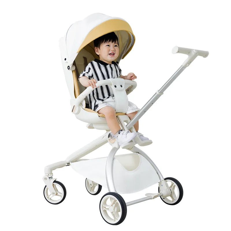 2024 New Portable Baby Stroller | Sit and Recline Carriage | Foldable High Landscape Two-Way Infant Trolley ShopOnlyDeal