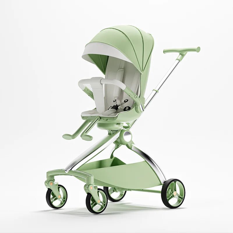 2024 New Portable Baby Stroller | Sit and Recline Carriage | Foldable High Landscape Two-Way Infant Trolley ShopOnlyDeal