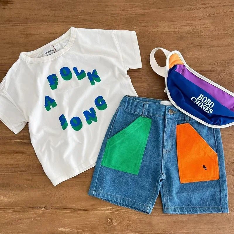 2024 New Summer Kids T-Shirts and Shorts Set | Cartoon Teenagers Clothes | Boys and Girls Clothing Sets ShopOnlyDeal