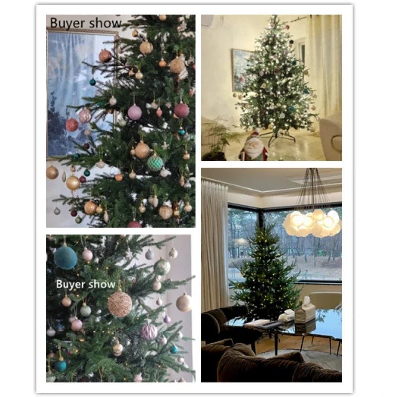 2024 Pre-Lit Artificial Christmas Tree | Green PE PVC Mix | 1.5-2.1M | Indoor Outdoor Decor ShopOnlyDeal