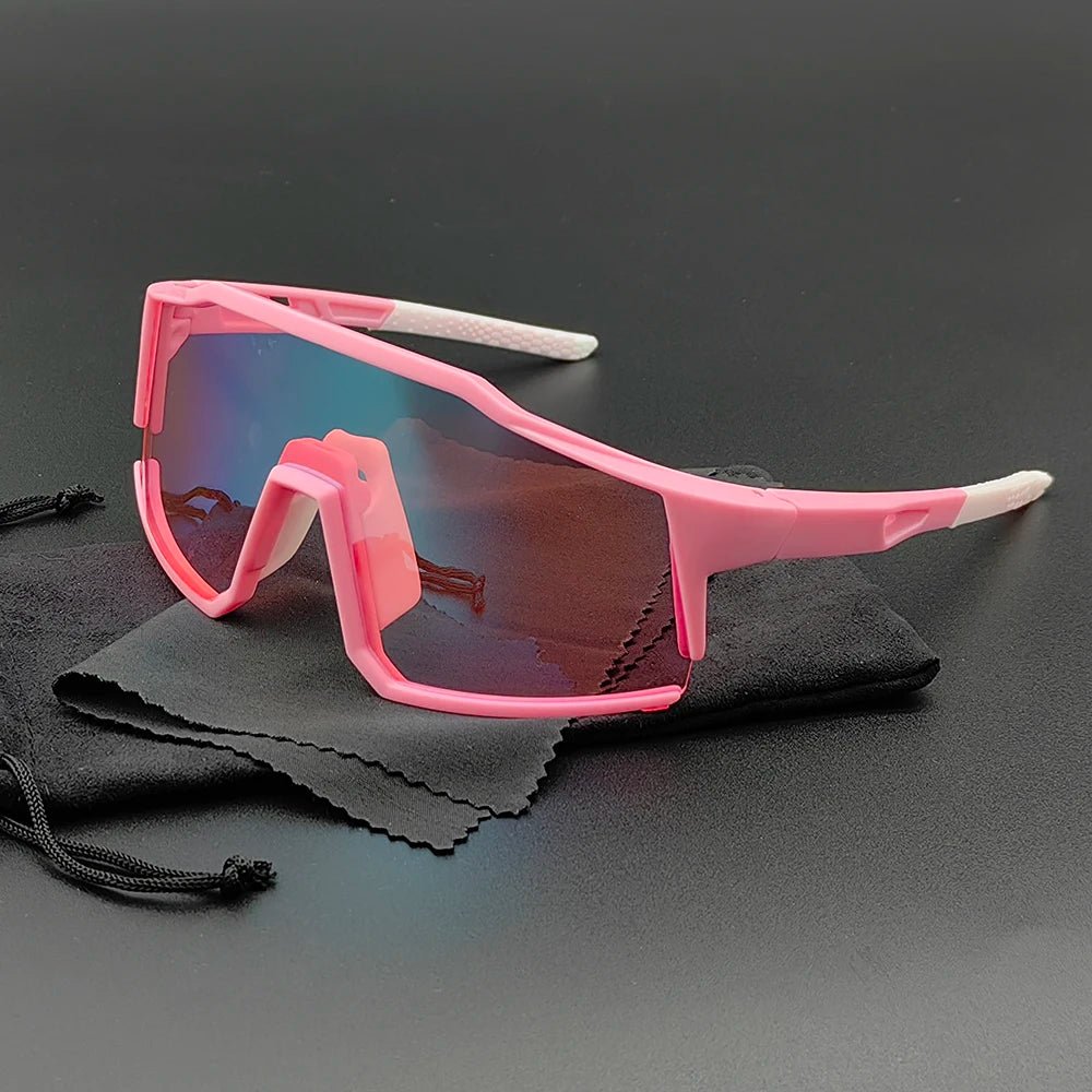 2024 Rimless UV400 Cycling Sunglasses | Sports Running Fishing Goggles | MTB Bicycle Glasses | Men Women Road Bike Eyewear | Male Rider ShopOnlyDeal