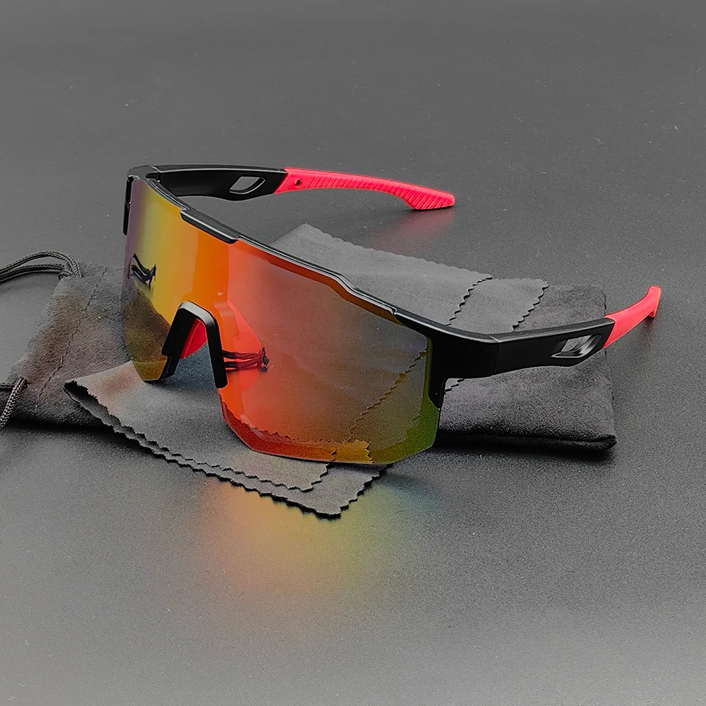 2024 Rimless UV400 Cycling Sunglasses | Sports Running Fishing Goggles | MTB Bicycle Glasses | Men Women Road Bike Eyewear | Male Rider ShopOnlyDeal