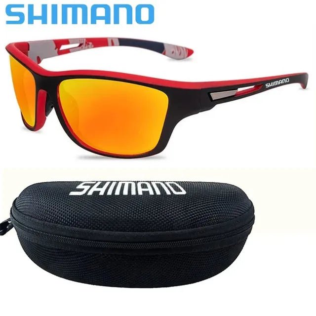 2024 SHIMANO NEW Polarized Sunglasses: Essential Driving Shades for Men - Ideal for Camping, Hiking, Fishing - Classic UV400 Sun Glasses Eyewear ShopOnlyDeal