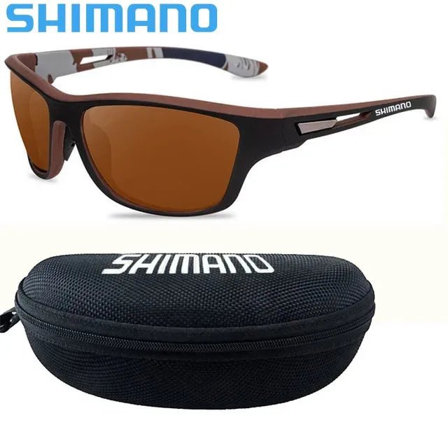 2024 SHIMANO NEW Polarized Sunglasses: Essential Driving Shades for Men - Ideal for Camping, Hiking, Fishing - Classic UV400 Sun Glasses Eyewear ShopOnlyDeal