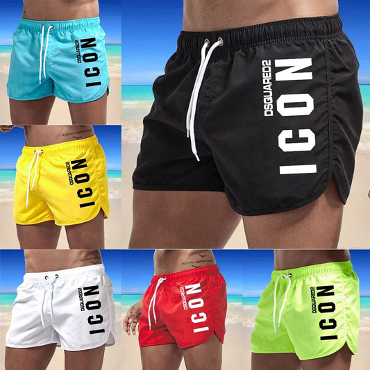 2024 Summer Men's Sports Swimwear | Sexy Swimming Trunks & Beach Board Shorts | Surf & Swim Male Clothing Pants ShopOnlyDeal