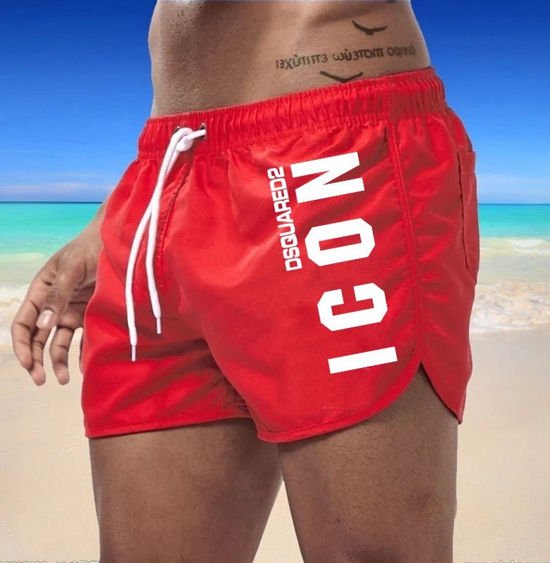 2024 Summer Men's Sports Swimwear | Sexy Swimming Trunks & Beach Board Shorts | Surf & Swim Male Clothing Pants ShopOnlyDeal