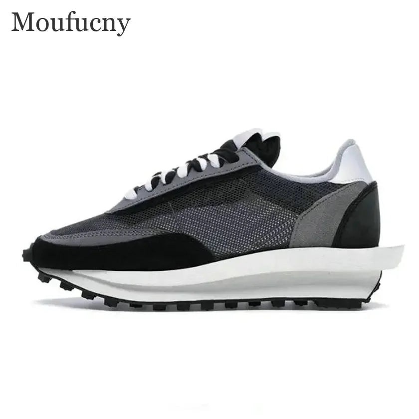 2024 Top Quality Sacai Shoes Black White Vaporwaffle AX X LDV AB Waffle Sesame Blue Void Men Women Sports Sneakers Big Size ShopOnlyDeal