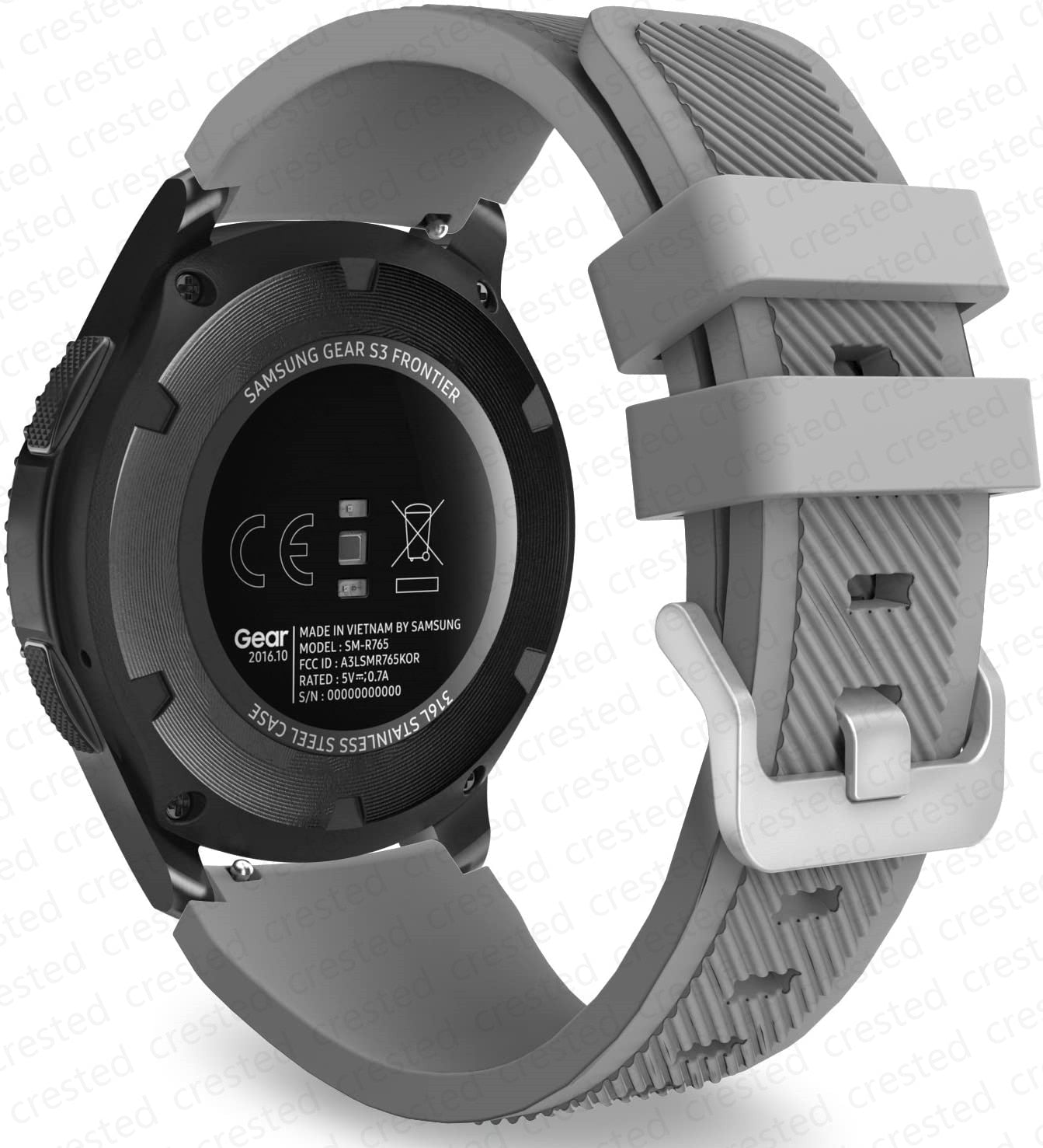 20mm/22mm Band for Samsung Galaxy Watch 4, Classic, 46mm, 42mm, Active 2, Gear S3 Frontier - Silicone Bracelet for Huawei GT, GT2, GT3 Pro Strap ShopOnlyDeal