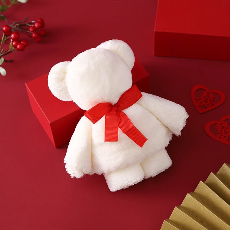 20pcs/Lot High-Quality Coral Fleece Baby Shower Party Favors | Cute Bear Towel Christmas Gift Bag | Lovely Gifts for Guests ShopOnlyDeal