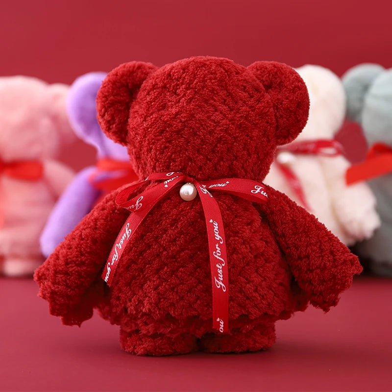 20pcs/Lot High-Quality Coral Fleece Baby Shower Party Favors | Cute Bear Towel Christmas Gift Bag | Lovely Gifts for Guests ShopOnlyDeal