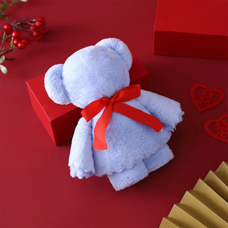 20pcs/Lot High-Quality Coral Fleece Baby Shower Party Favors | Cute Bear Towel Christmas Gift Bag | Lovely Gifts for Guests ShopOnlyDeal