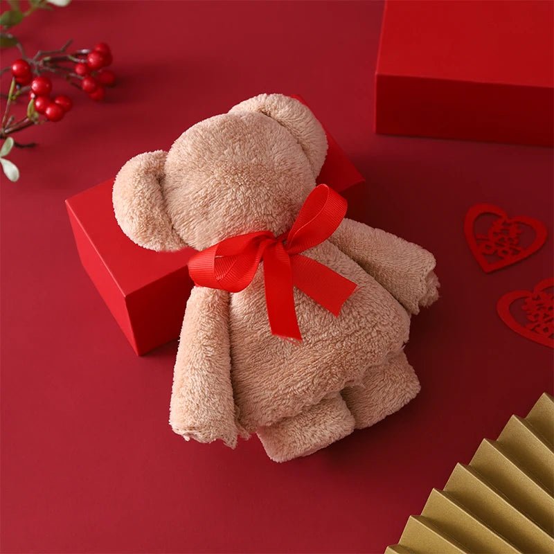 20pcs/Lot High-Quality Coral Fleece Baby Shower Party Favors | Cute Bear Towel Christmas Gift Bag | Lovely Gifts for Guests ShopOnlyDeal