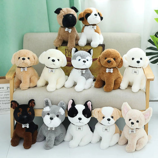22cm Cute Simulation of Many Dog Plush Toys: Delicate Small Soft Kawaii Two Ha Dolls for Children and Girlfriends, Ideal Birthday Gifts ShopOnlyDeal