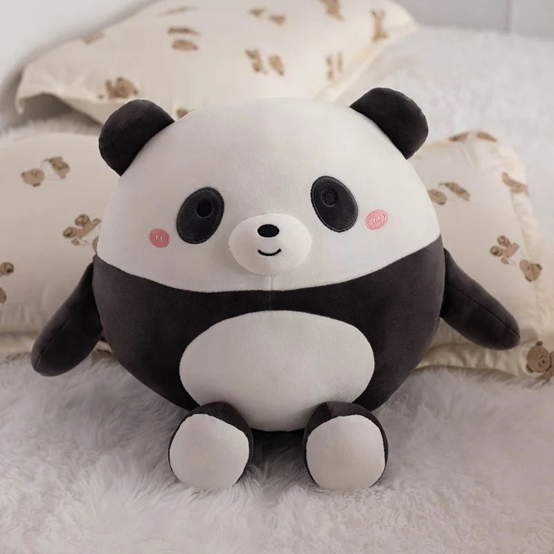 23cm-45cm Cuddly Round Panda Shiba Inu Pig Penguin Kawaii Zoo Animal Plush Pillow Cushion | Stuffed Doll | Kids Birthday Gift ShopOnlyDeal