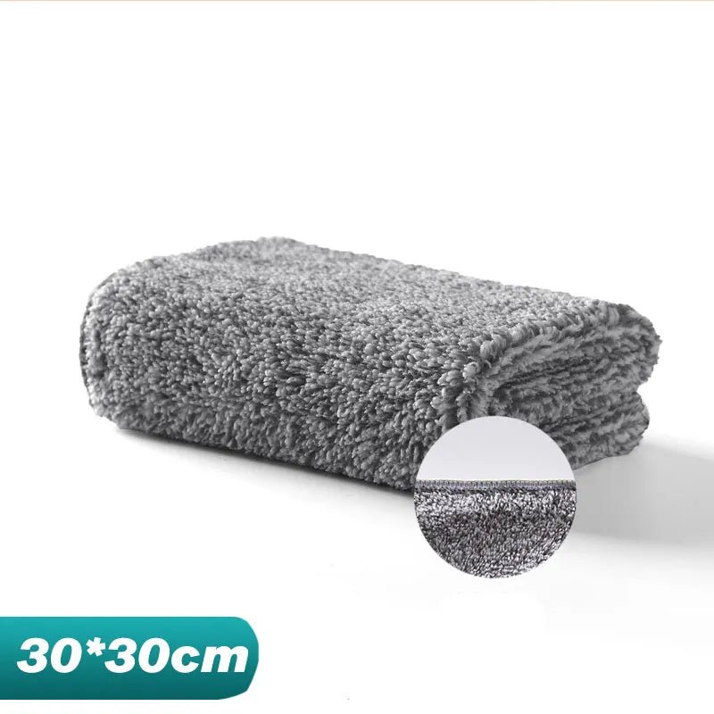 2/4pcs Bamboo Charcoal Fiber Cleaning Cloth Rags - Water Absorption, Non-Stick Oil Washing, Kitchen Towel, Household Cleaning Tools ShopOnlyDeal