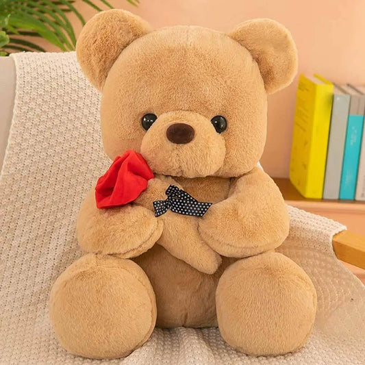 25cm Kawaii Teddy Bear - Valentines Day Gift Stuffed Animal Rose Bear Doll for Girlfriend ShopOnlyDeal