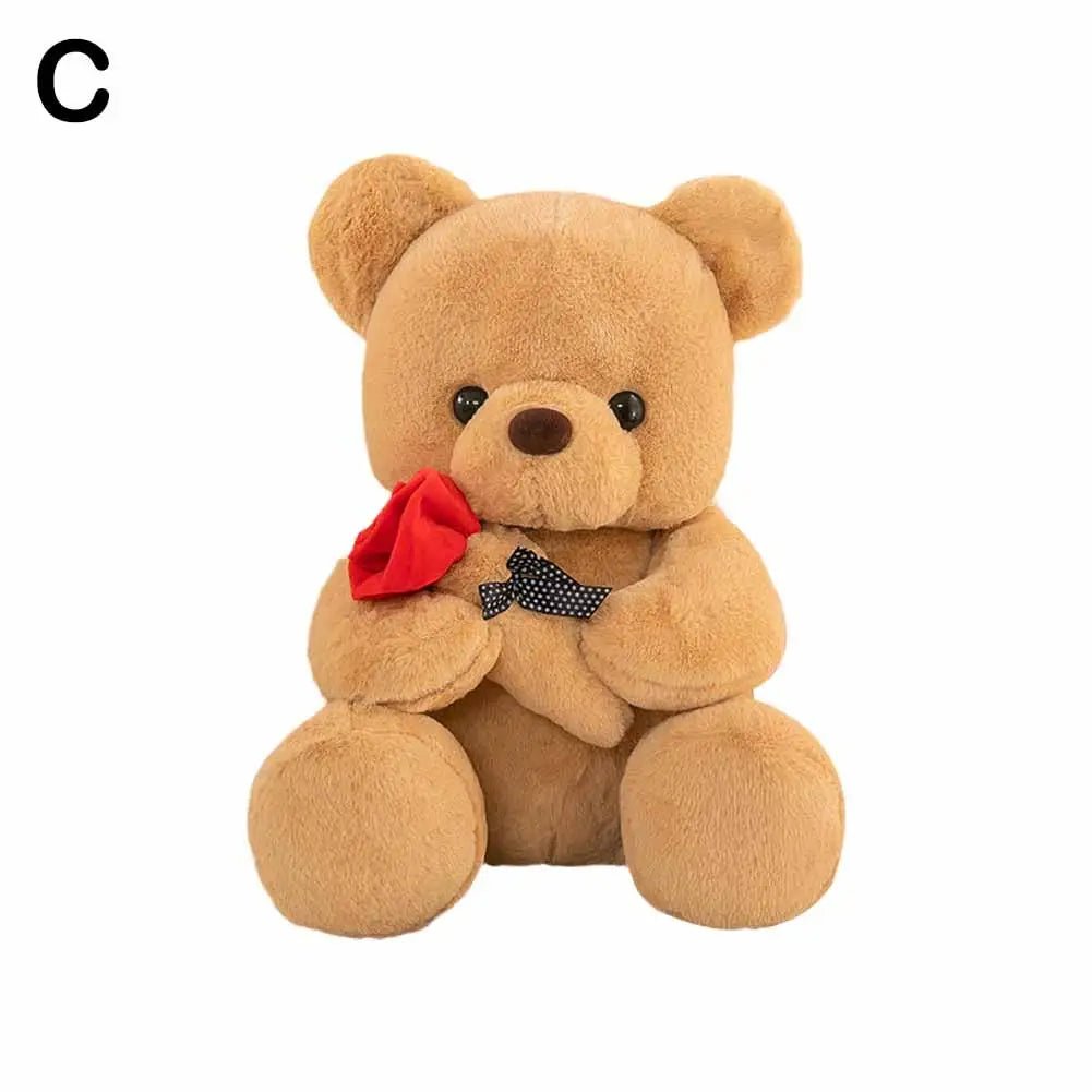 25cm Kawaii Teddy Bear - Valentines Day Gift Stuffed Animal Rose Bear Doll for Girlfriend ShopOnlyDeal