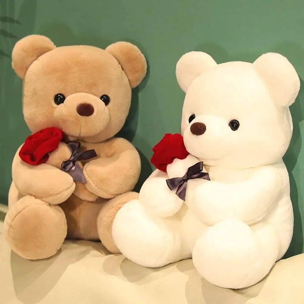 25cm Kawaii Teddy Bear - Valentines Day Gift Stuffed Animal Rose Bear Doll for Girlfriend ShopOnlyDeal