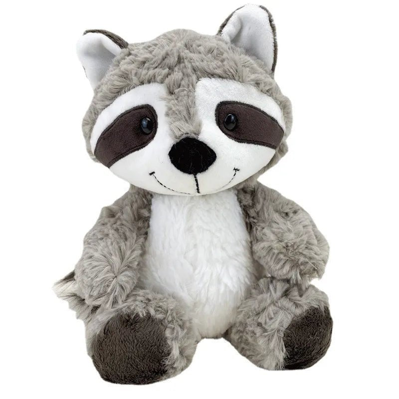 25cm Lovely Raccoon Plush Toy - Cute Soft Stuffed Animals Doll Pillow for Girls, Children, Kids - Baby Birthday Gift, Adorable and Huggable Companion for Cuddles and Play ShopOnlyDeal