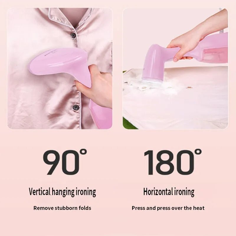 280ml Handheld Garment Steamer with Fast-Heat (EU Plug Only) & 7-Hole Technology - 1500W Portable Fabric Steamer for Home & Travel 🧳👚💨 ShopOnlyDeal