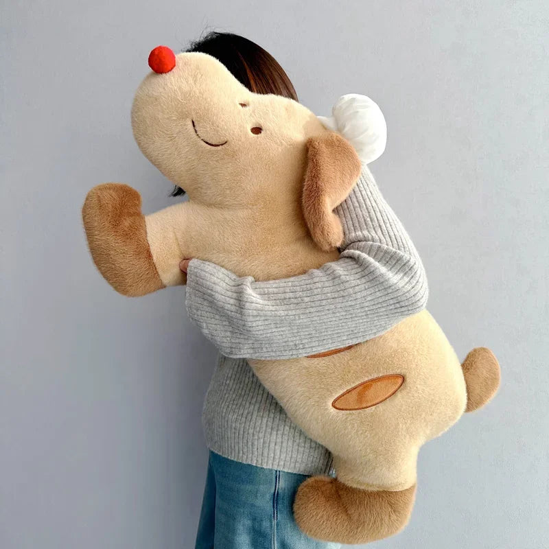 30-70CM Stuffed Plush Bread Baguette Chef Dog | Long Throw Pillow | Huggable Dolls Toys | Cute Home Decor | Girls Boys Birthday Gifts ShopOnlyDeal