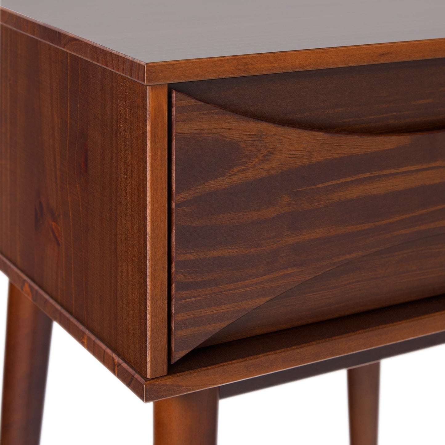 Atticus Solid Wood Mid-Century Modern Nightstand Walker Edison