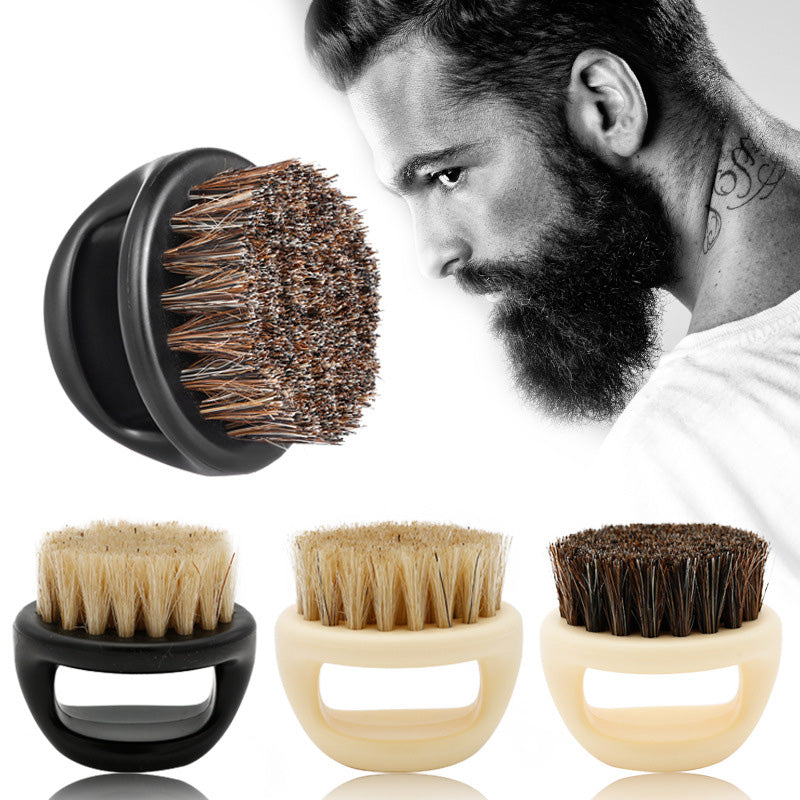 Horse Bristle 1 pcs Men Shaving Brush Plastic Portable Barber Beard Brushes Salon Face Cleaning Razor Brush Spatial Esthetics Store