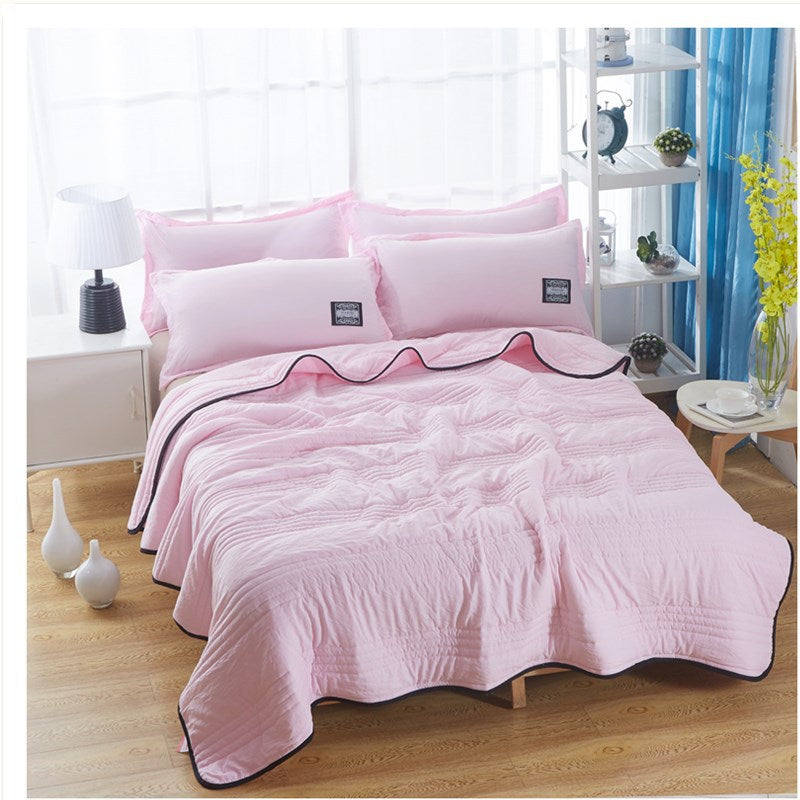 Cooling Blankets Pure Color Summer Quilt Plain Summer Cool Quilt Compressible Air-conditioning Quilt Quilt Blanket ShopOnlyDeal
