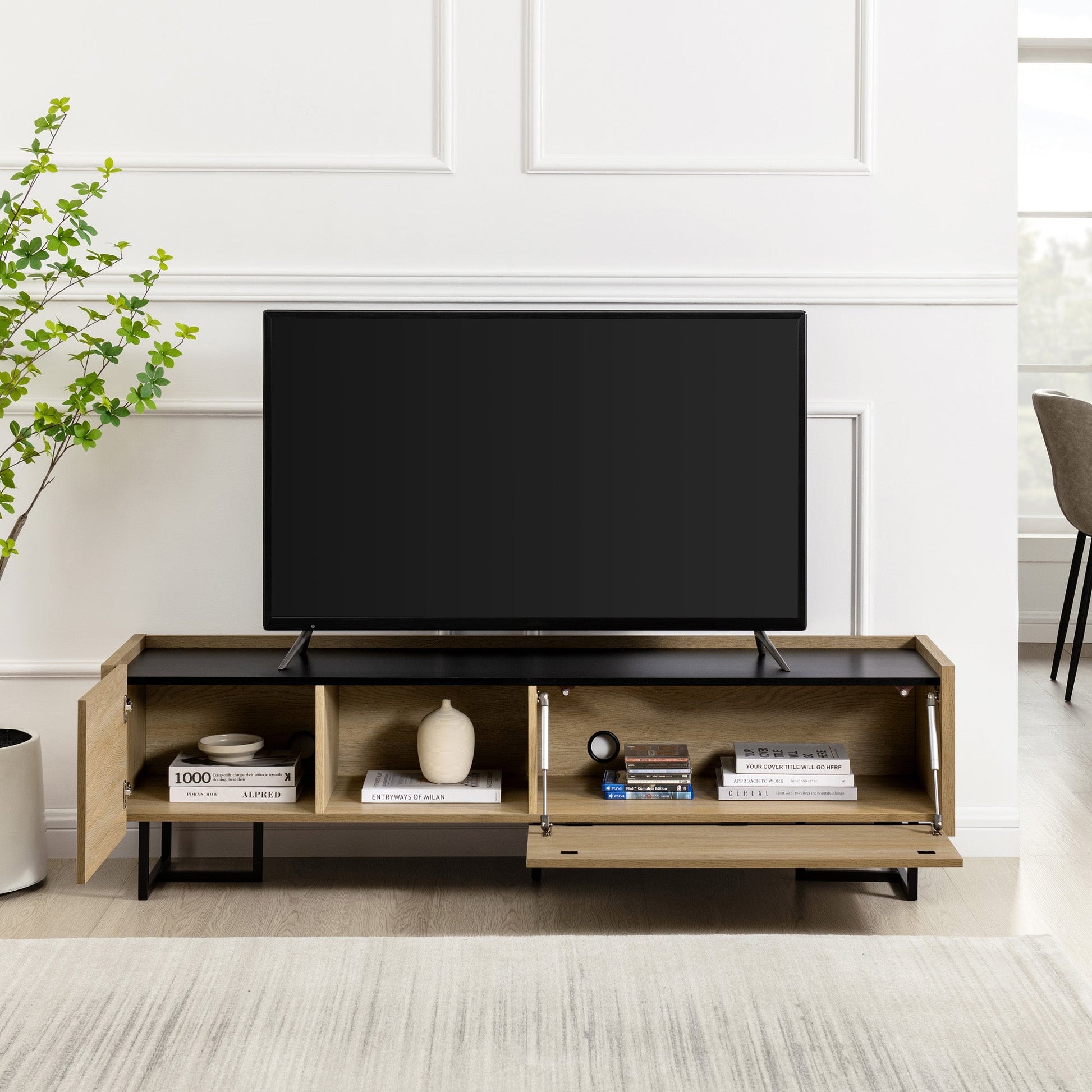 Arwin Minimalist Media Console Walker Edison