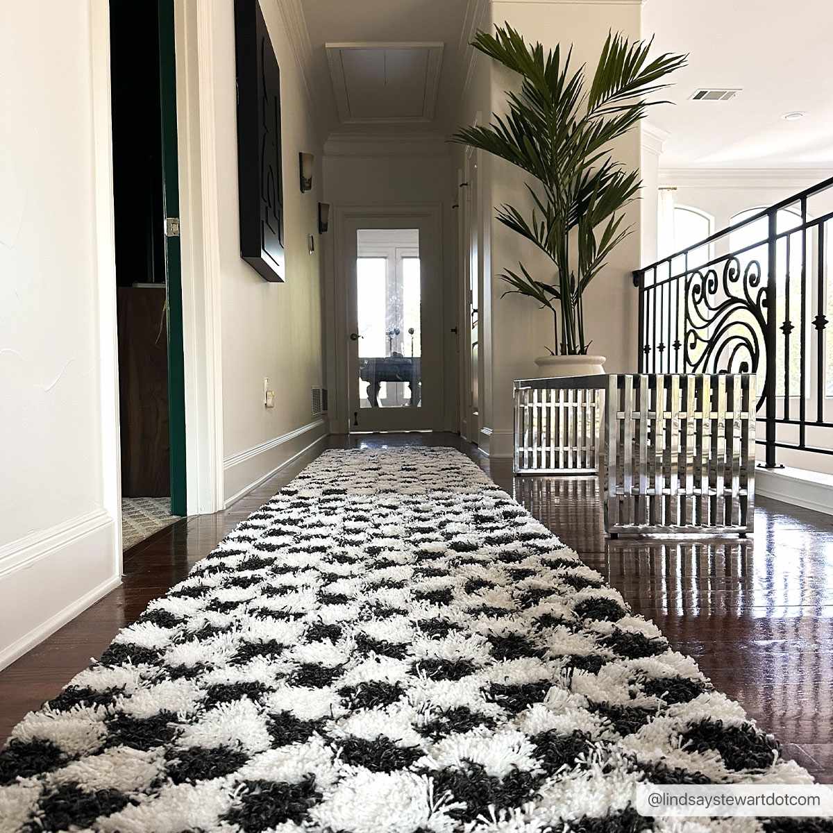 Atira Black & White Checkered Area Rug | Bold Contrast for Contemporary Spaces Boutique Rugs