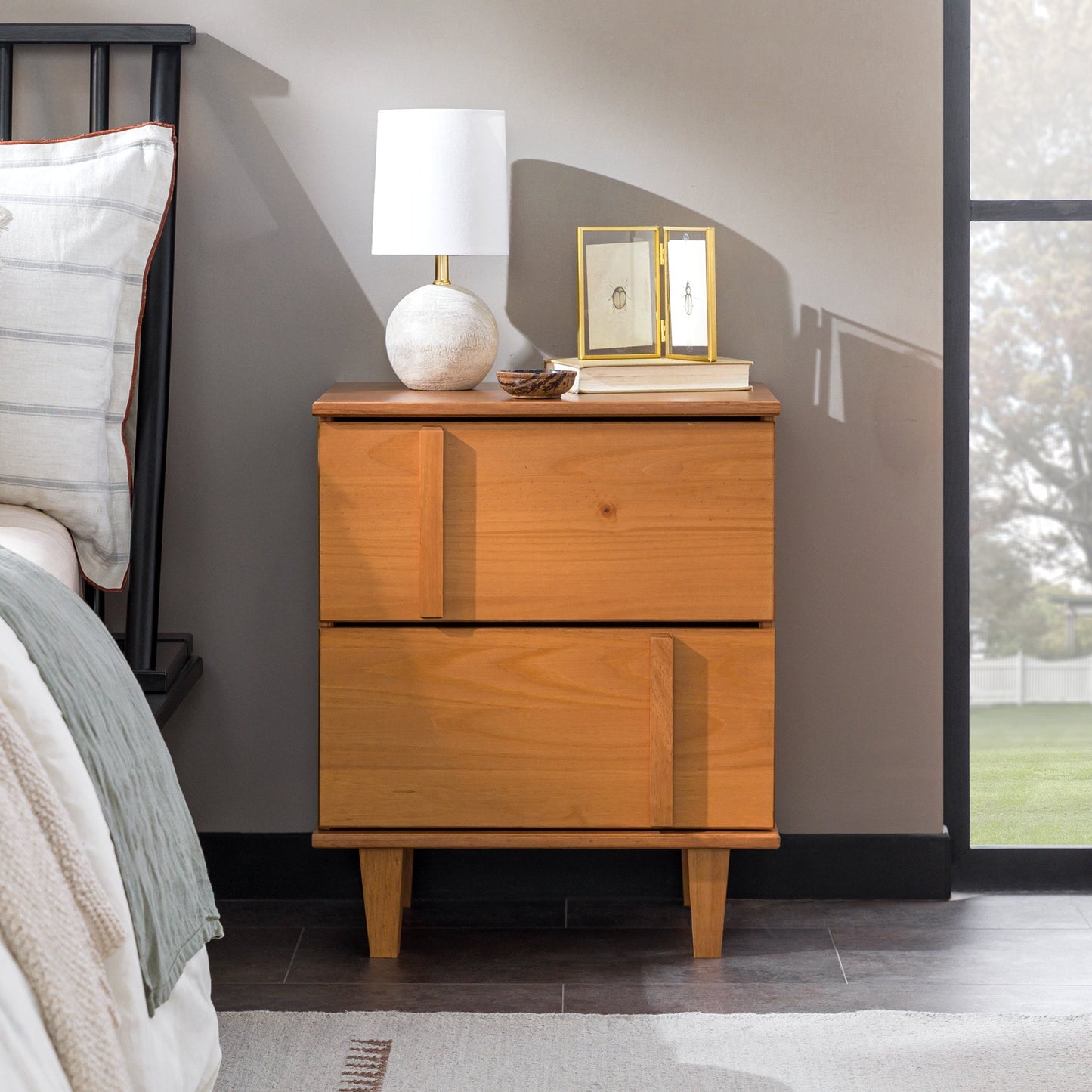 Bronx Modern Solid Wood Nightstand Walker Edison