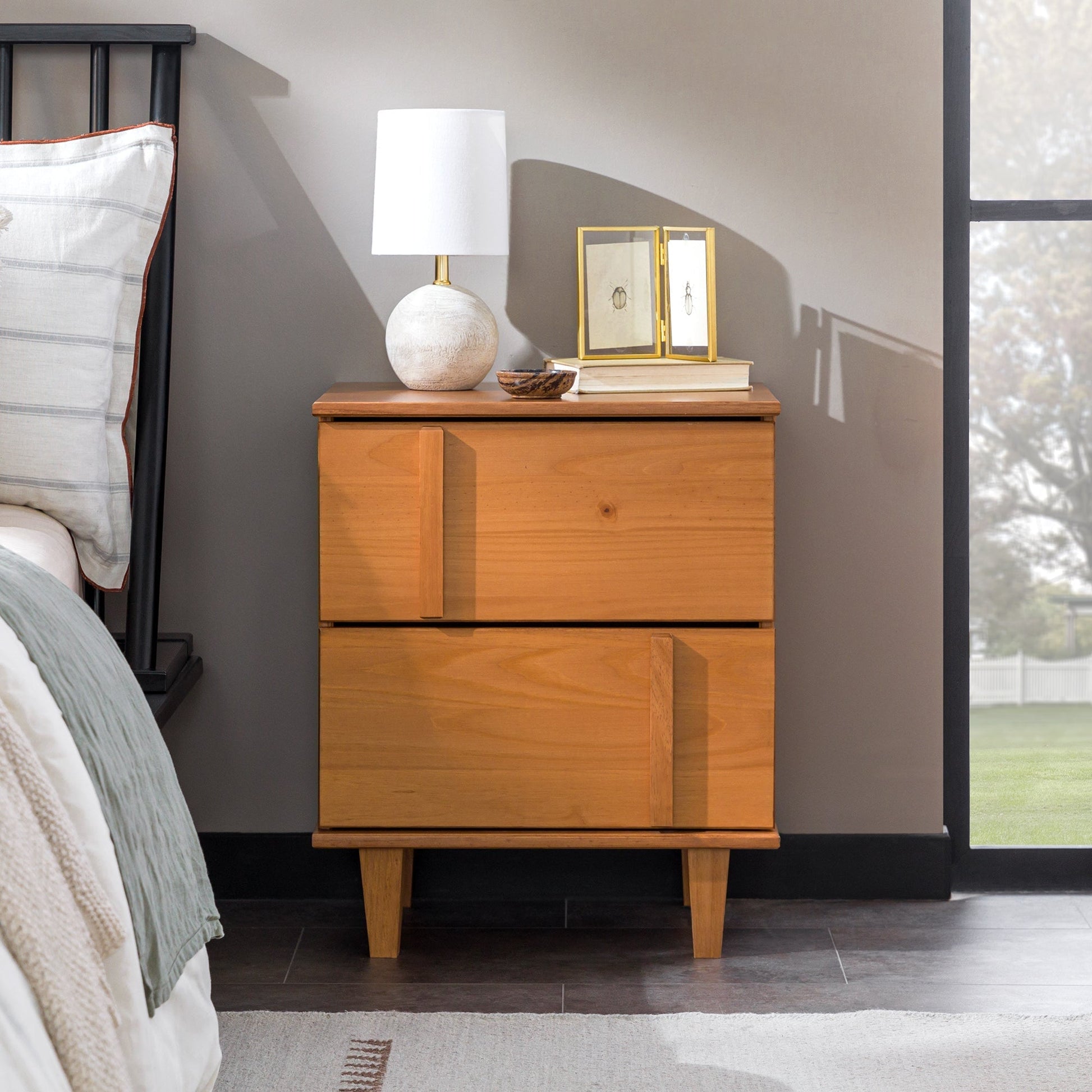 Bronx Modern Solid Wood Nightstand Walker Edison