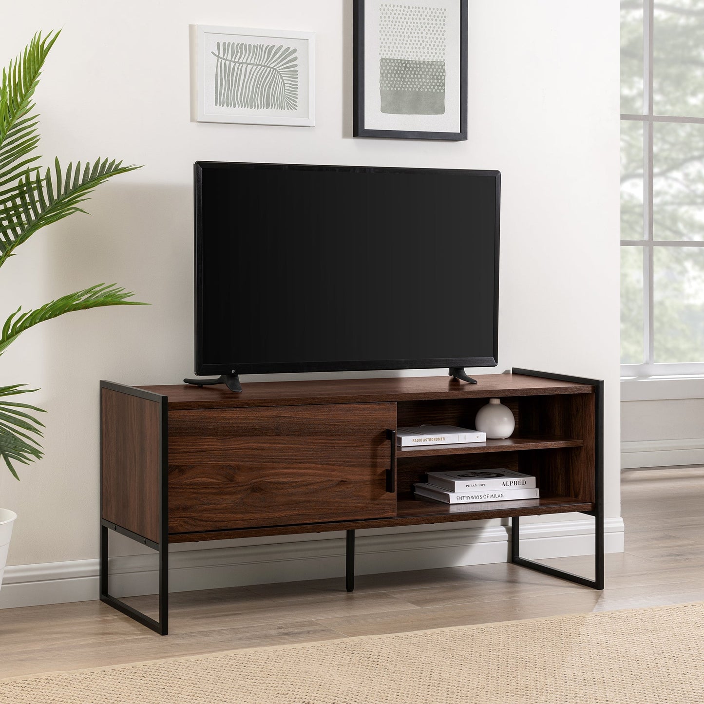 Braxton Urban-Modern Media Console Walker Edison