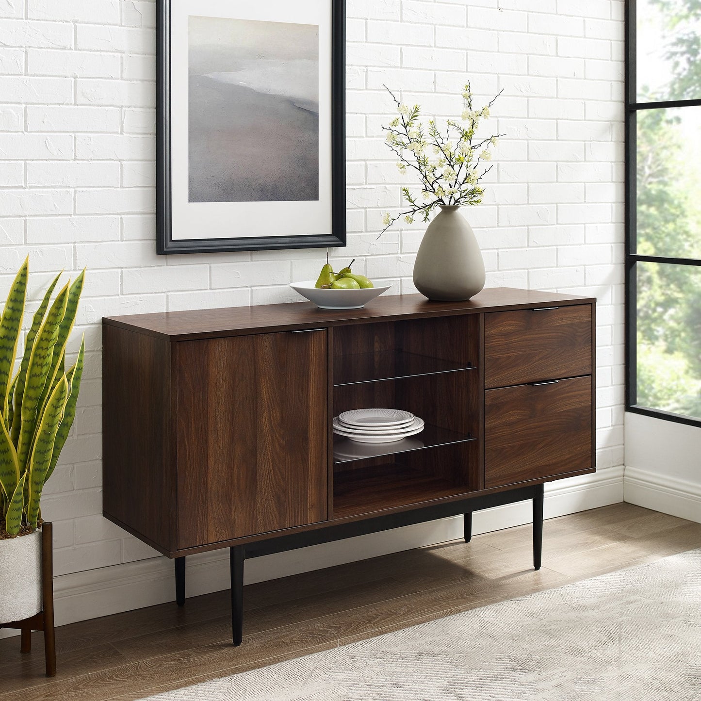 Astor 2 Drawer Sideboard Walker Edison