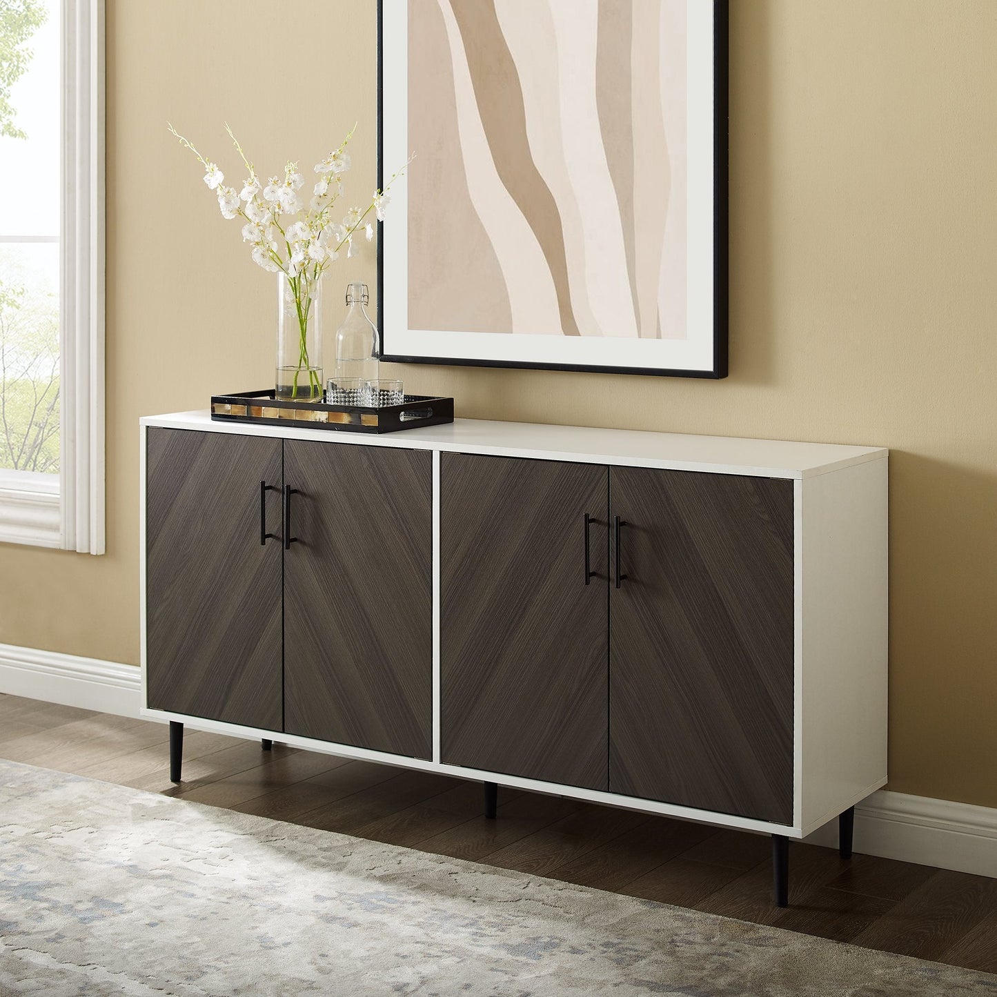 Bookmatch Hampton Buffet Sideboard Walker Edison