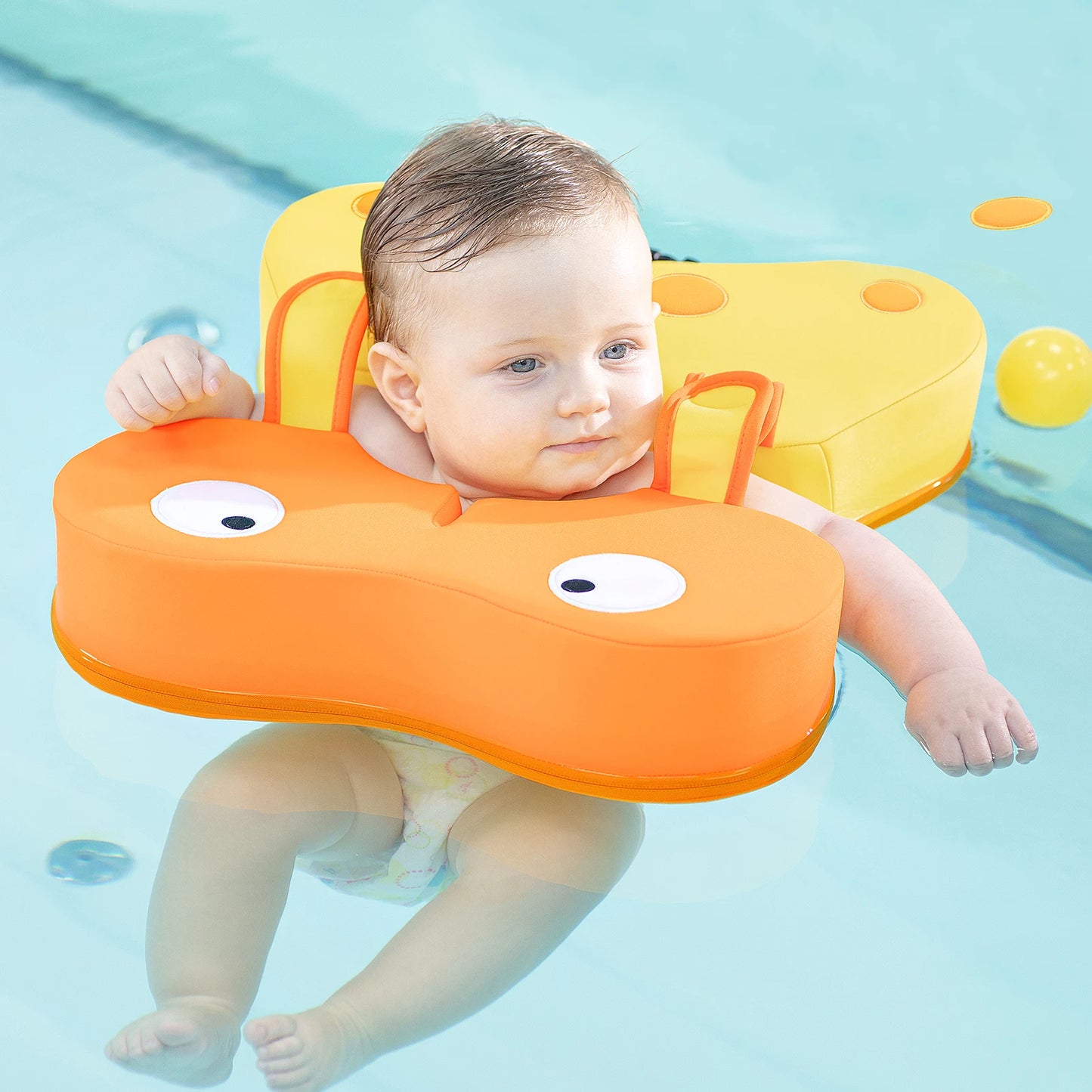 Baby Inflatable Swim Ring For Children Aged 0-3 Years Old Anti Rollover Underarm Ring Newborn Baby Shower Ring Toy ShopOnlyDeal