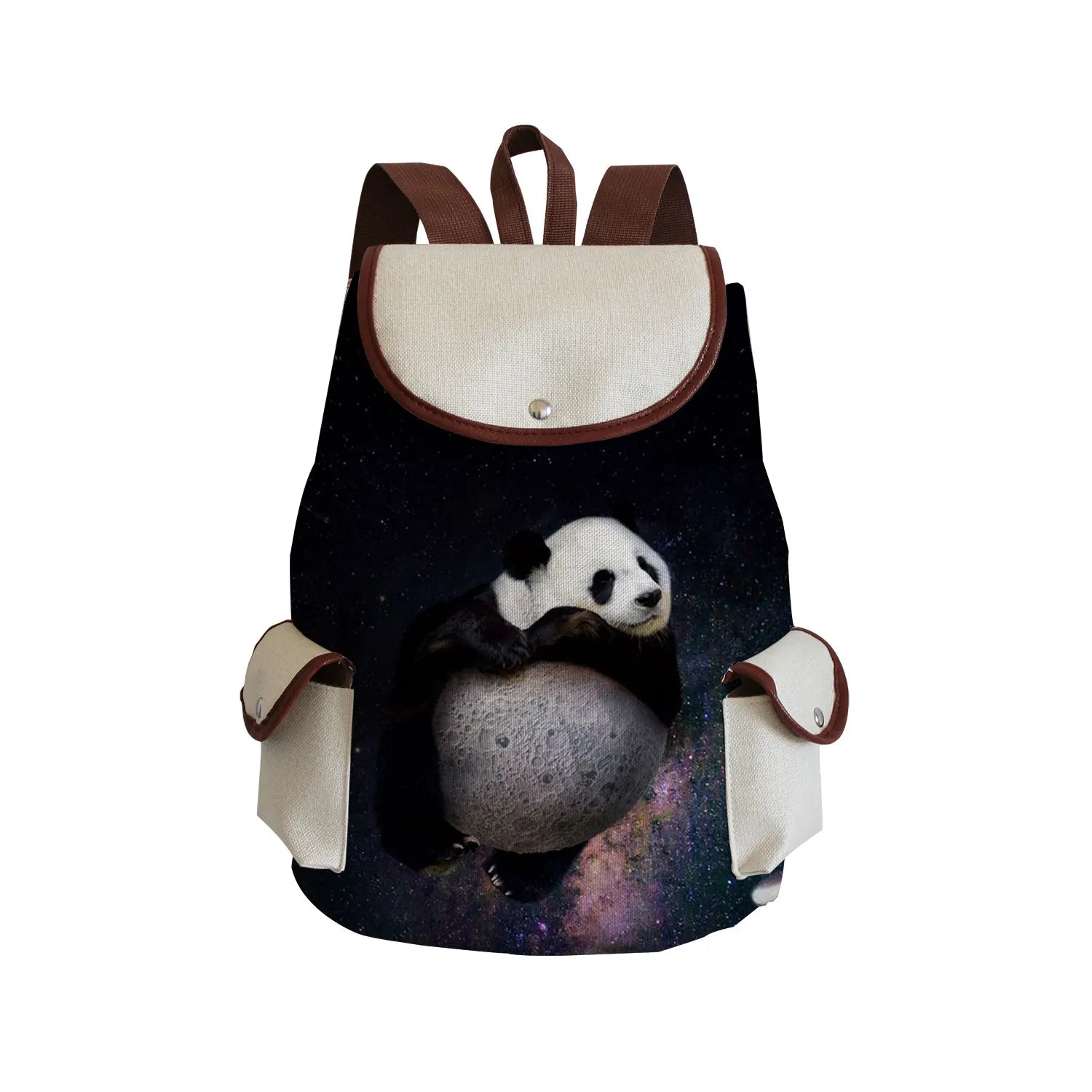 Capacity Large Drawstring Bags Cartoon Panda Cute Backpack 2022 Year Casual Girls Bookbag Animal Printed Backpacks For Women ShopOnlyDeal