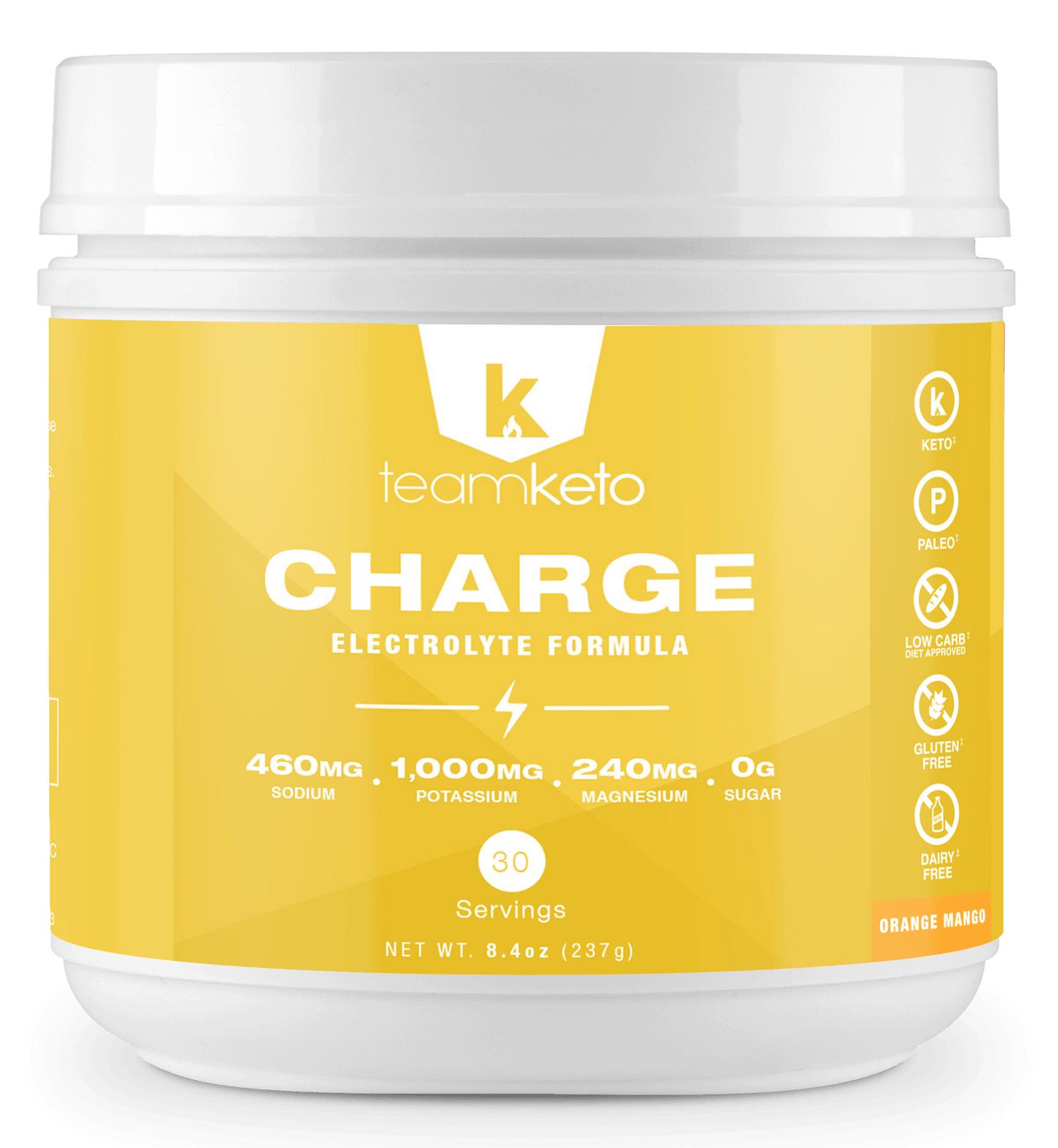 Charge Electrolyte Powder 2.0 TeamKeto