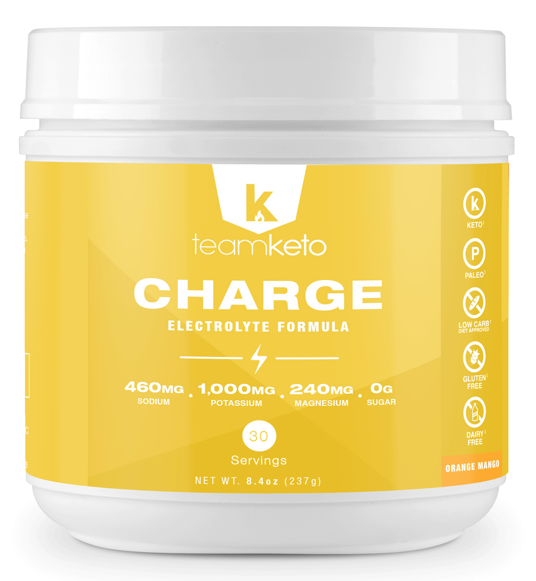 Charge Electrolyte Powder 2.0 TeamKeto