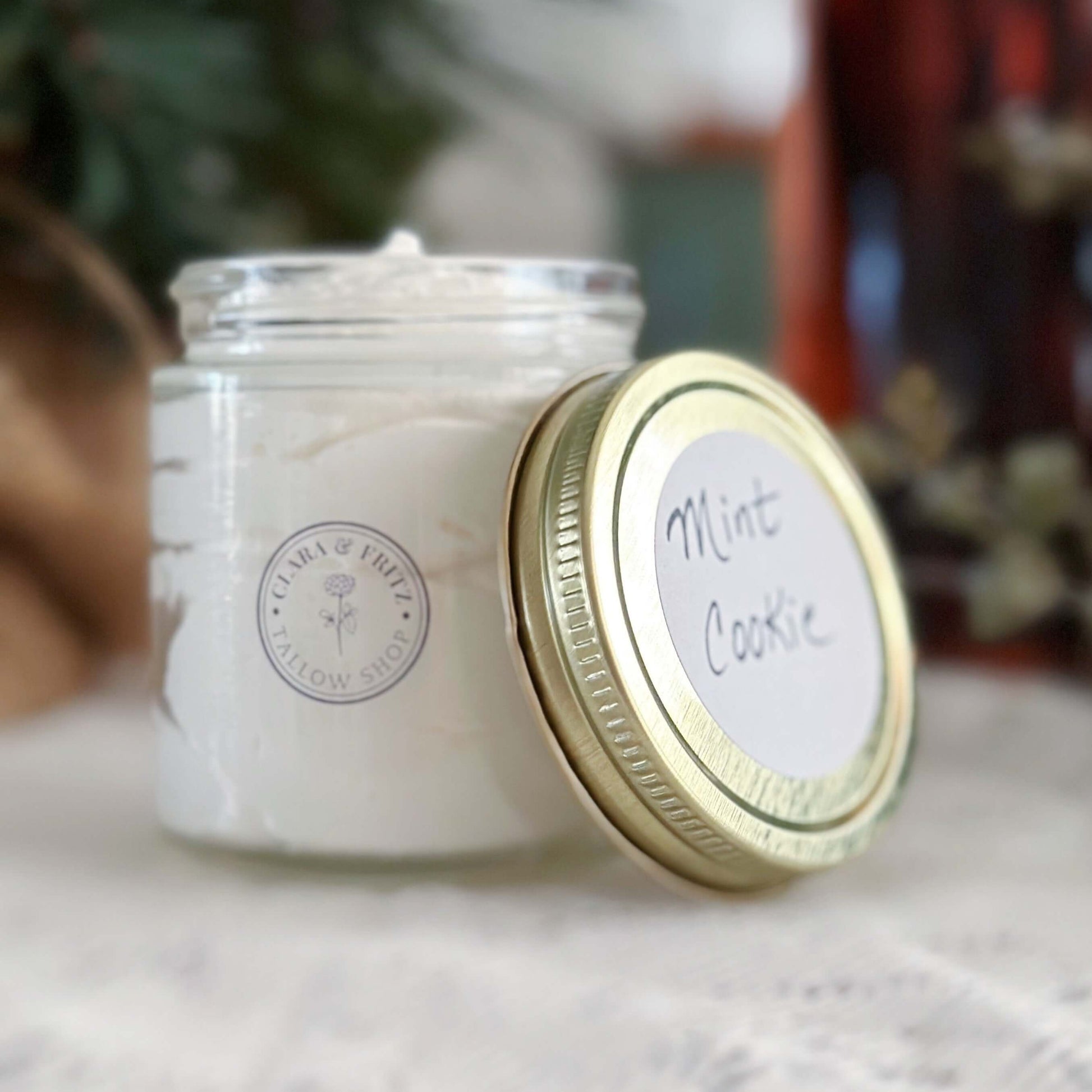 Mint Cookie Whipped Tallow Balm Clara & Fritz Tallow Shop