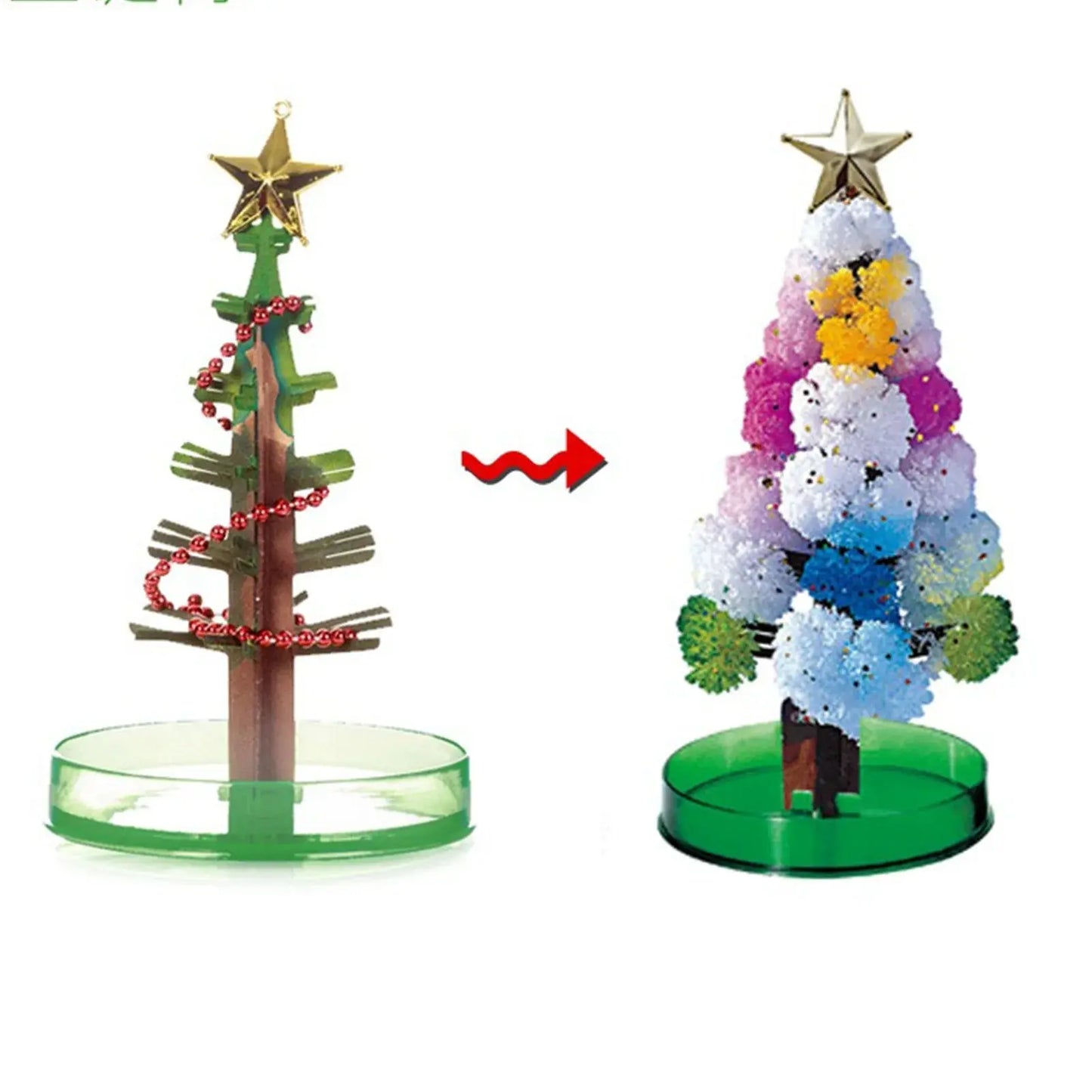 DIY Growing Tree Paper Sakura Crystal Trees Desktop Cherry Blossom Toys Paper Tree Gift Novelty Toy Exploring Science Simple--home Store