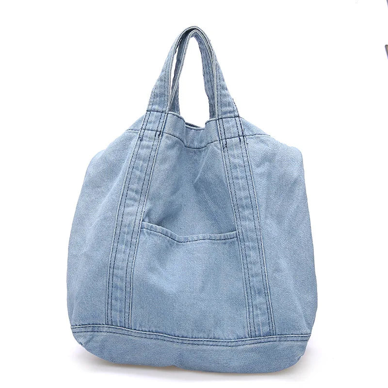 Denim Shoulder Hand Bag For Woman Shoulder Bag Crossbody New Casual Jeans Bags Women Handbags Denim Sac A Main Bolsos ShopOnlyDeal