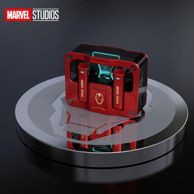 Marvel TWS Gaming Earbuds IronMan Black Panther Captain America Bluetooth 5.3 Wireless Headphones Low Latency Earphones ShopOnlyDeal