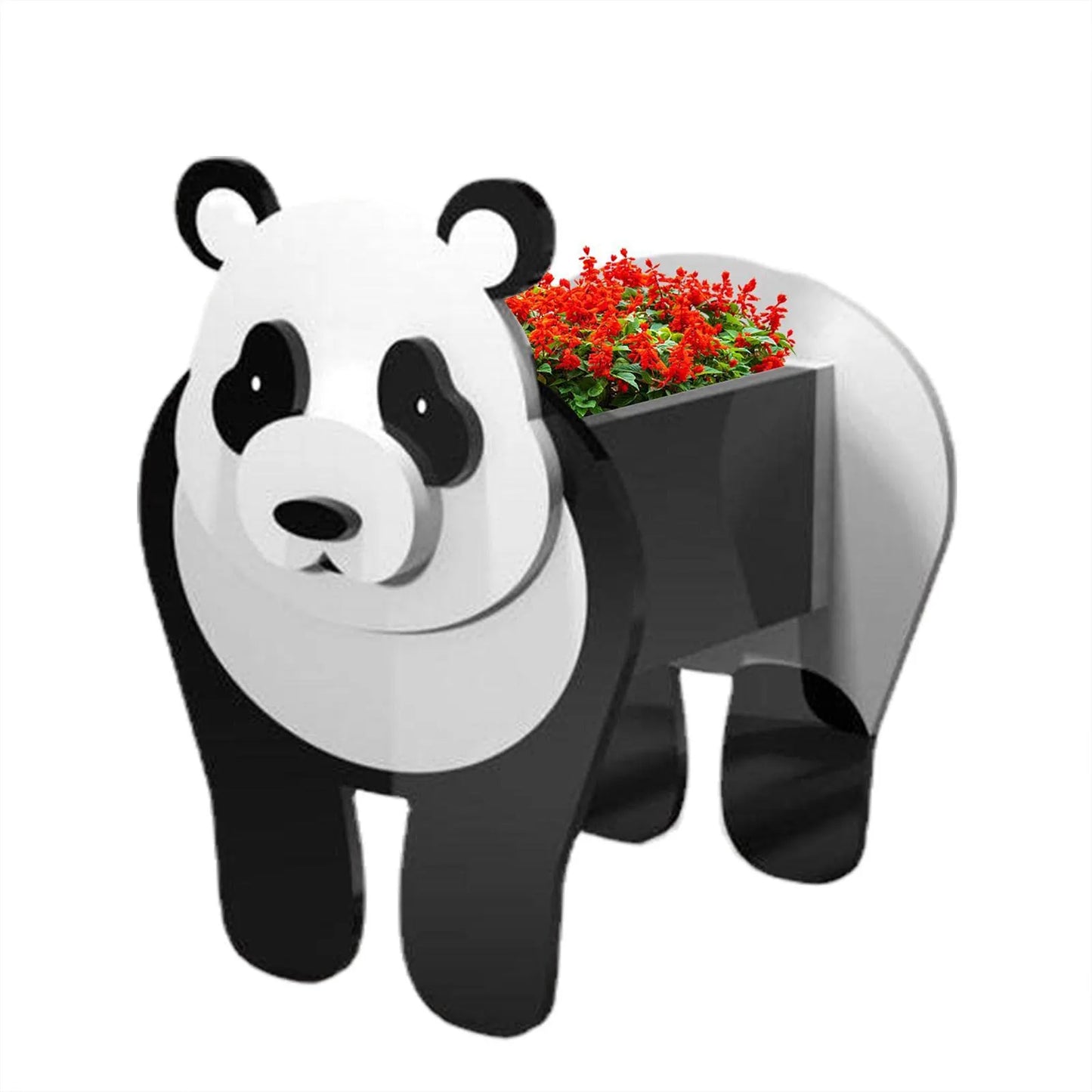 Flowerpot Garden Supplies Cow Dog Planter Multicolor Creative Lovely PVC Unique  Animal Shape Planting Pot Panda ShopOnlyDeal