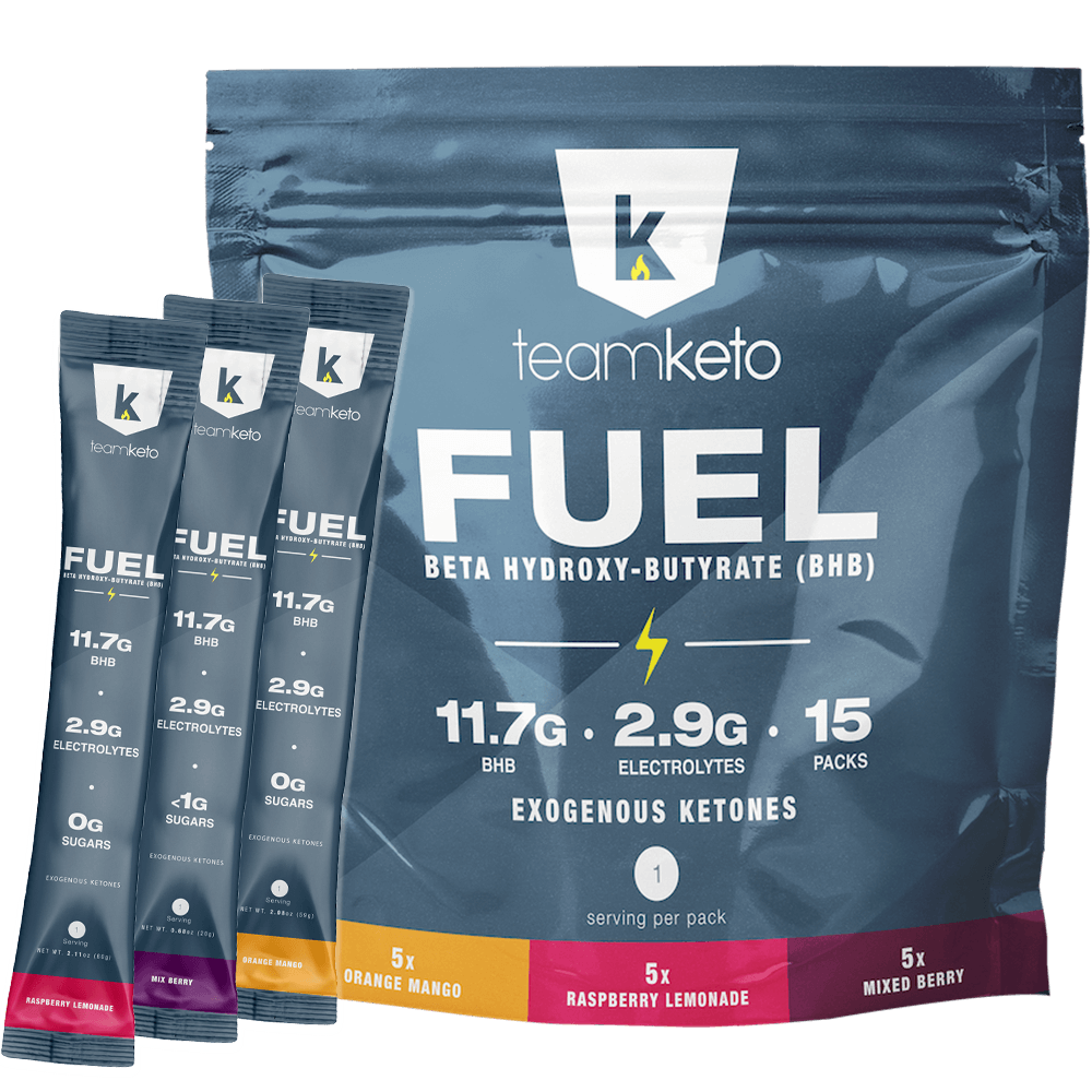 Fuel Exogenous Ketone Travel Packs TeamKeto