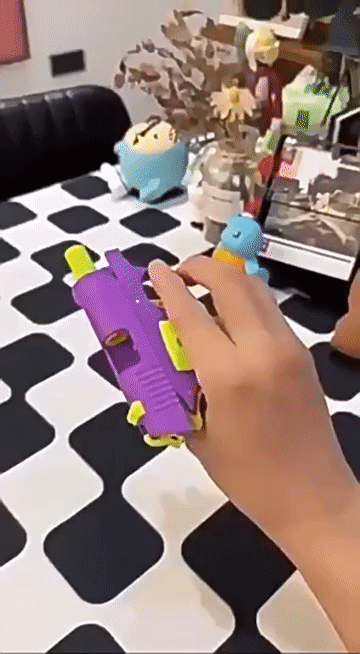 3d Printed Model Gravity Straight Jump Mini Toy Gun Non-firing Bullet Cub Radish Toy Knife Kids Stress Relief Toy Christmas Gift