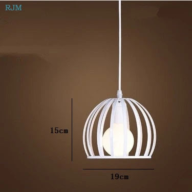 Nordic Creative Simple Pendant Lamps Vintage Industrial Style Iron Pendant Lights for Restaurant Bar Cafes Living Room Lights ShopOnlyDeal