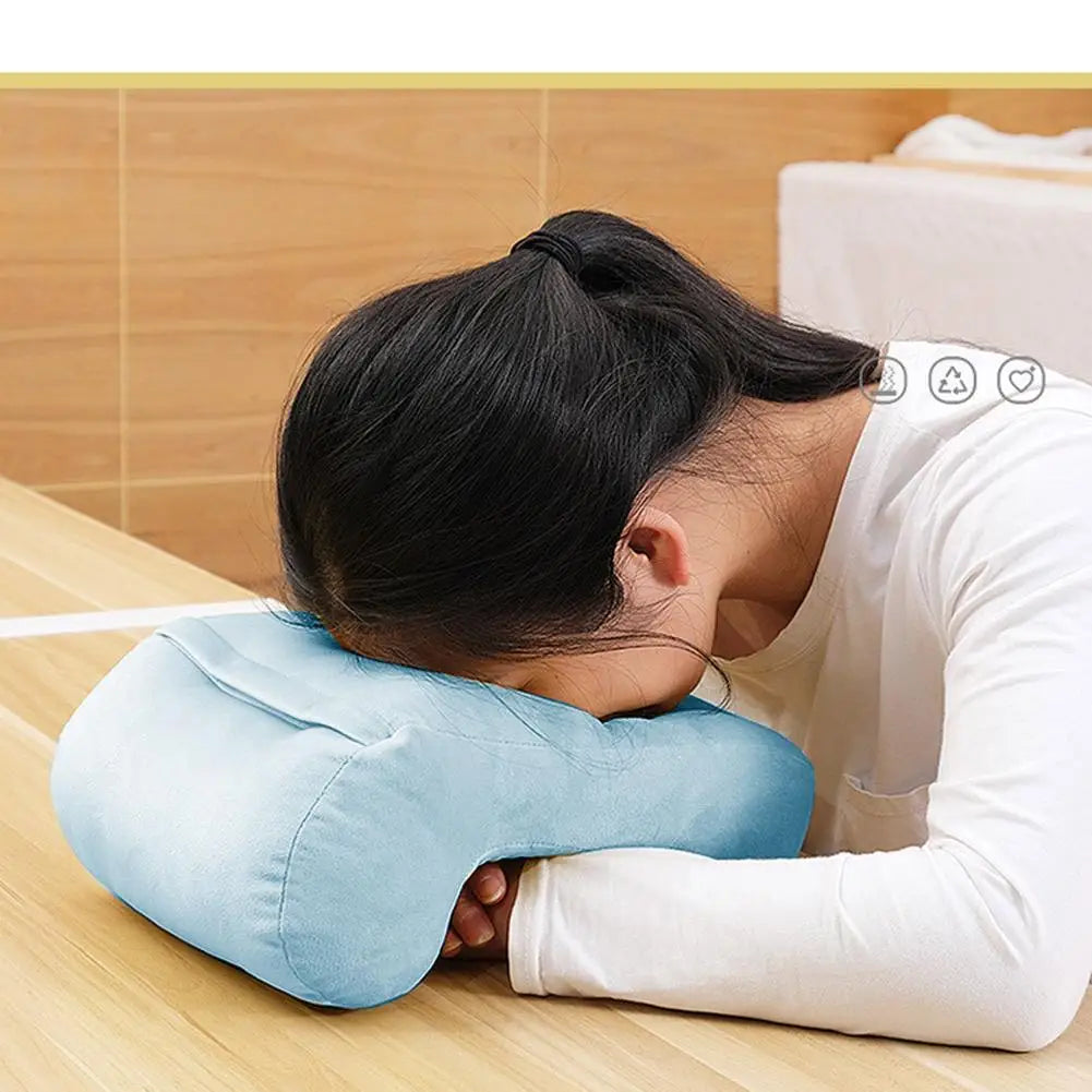 New Slow Rebound Pressure Pillow, Nap Sleeping Pillow Cushion Memory Foam Arched Arm Pillow, Prevent Hand Numb Anti Pressure ShopOnlyDeal