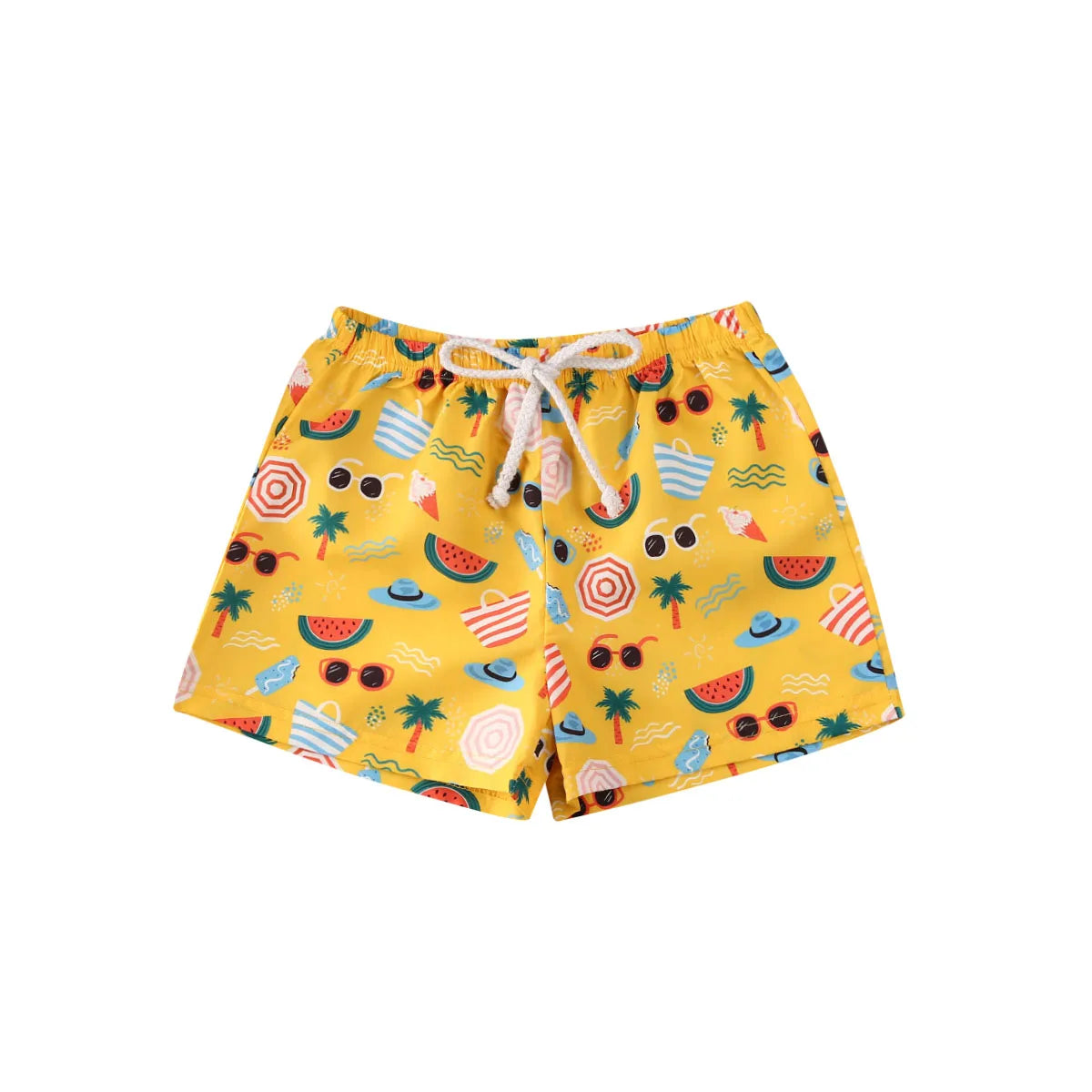"Ocean Adventurer" Toddler Boys Beach Swimwear Shorts | Cartoon Printed Swimming Trunks | Summer Swim Wear for Baby & Kids ShopOnlyDeal